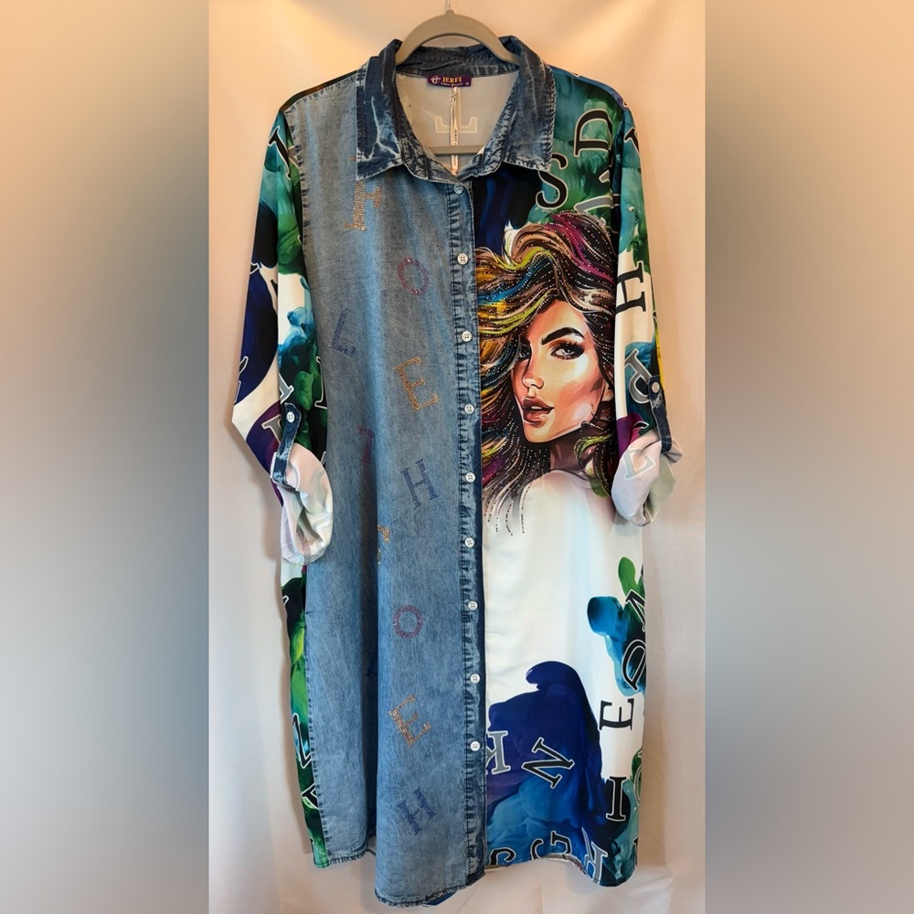 Blue Denim Dress